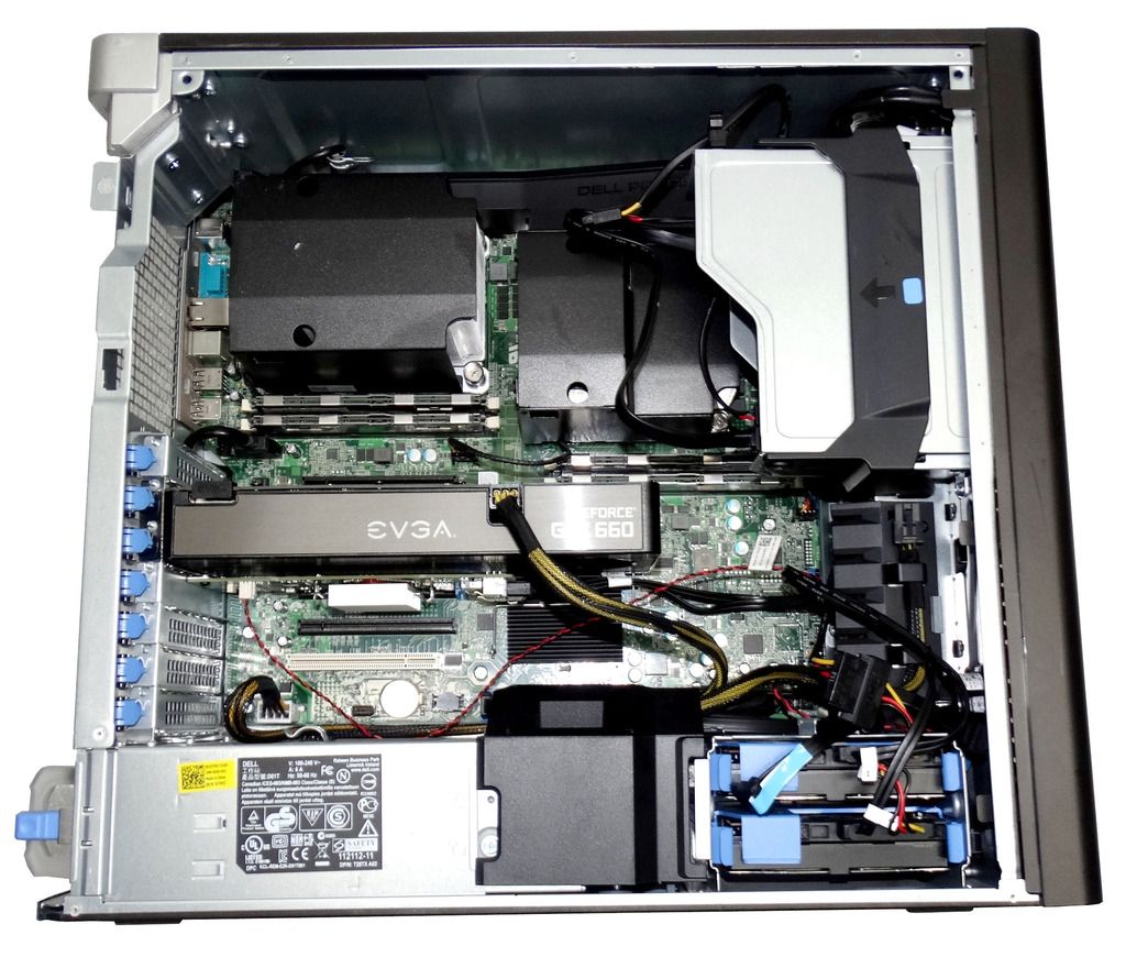 Dell Precision T5600 2x E52660 8 Core 2.20GHZ CPU 64GB MEM 1x 256GB