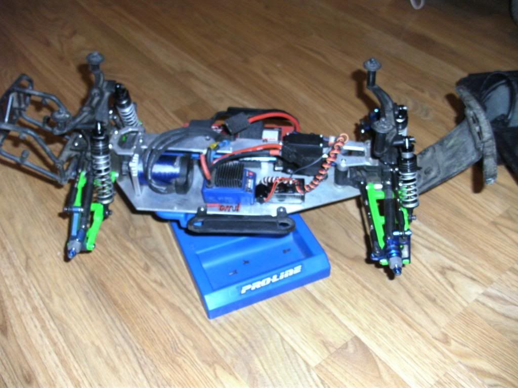 traxxas slash 4x4 chassis lcg