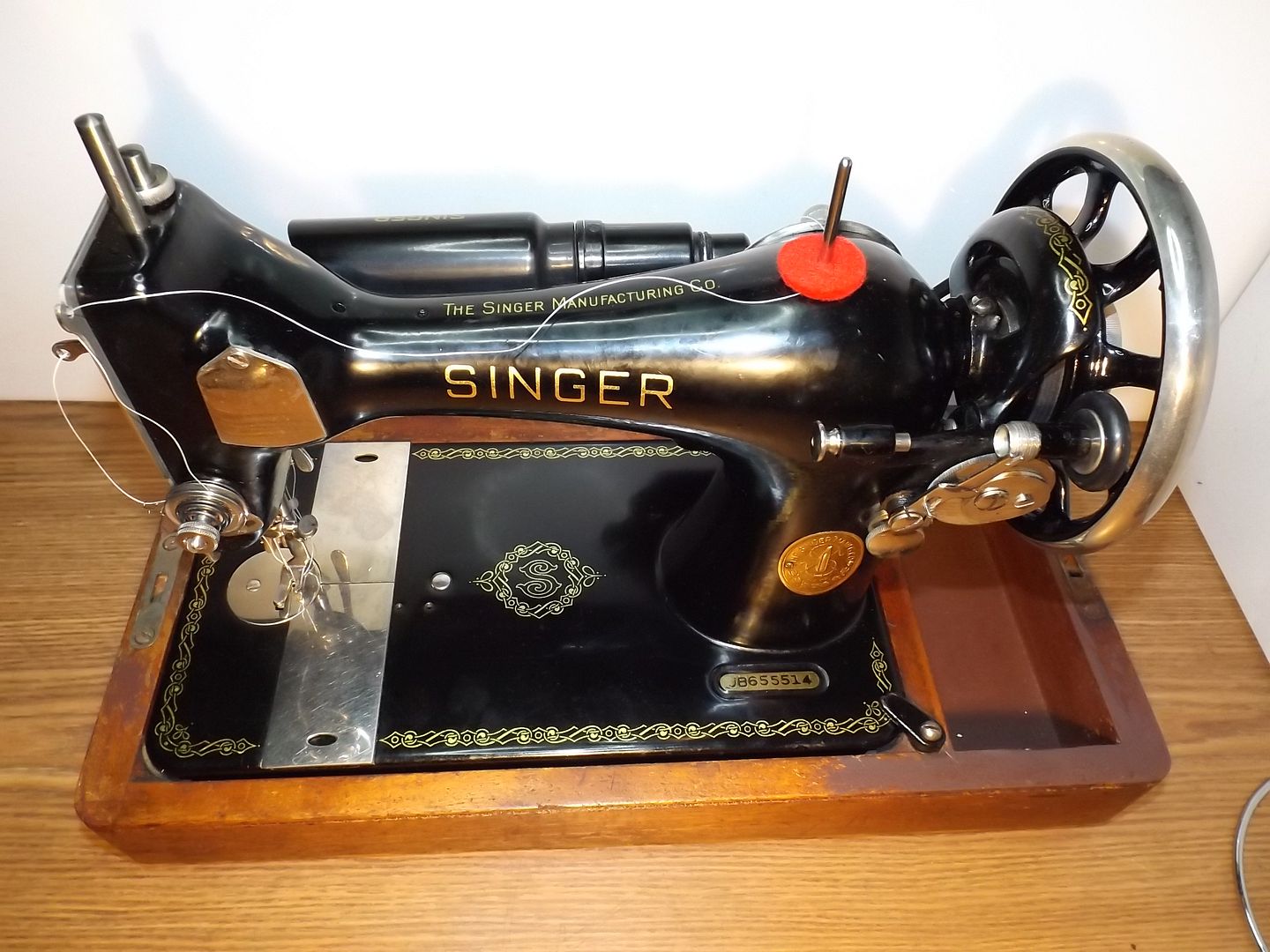 SINGER 1283 Industrial Strength HEAVY DUTY Sewing Machine LEATHER 1936