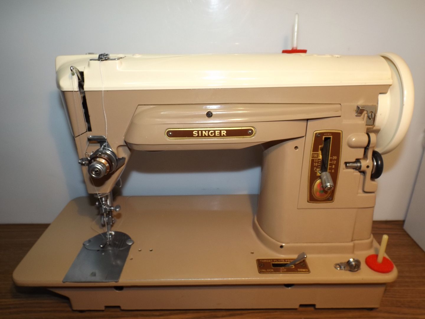 SINGER 404 Industrial Strength HEAVY DUTY Sewing Machine LEATHER eBay
