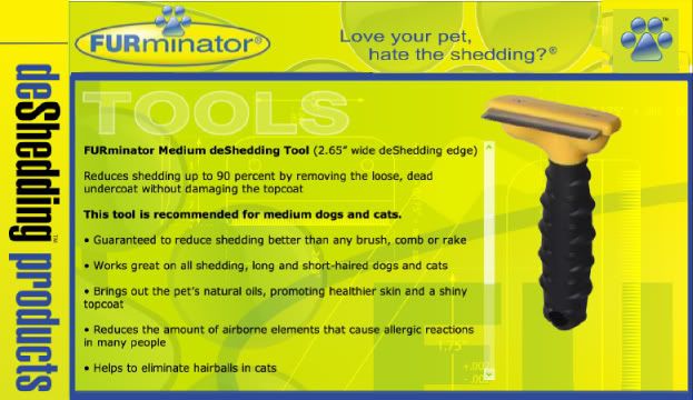 bán lượt furminator ( chải rụng lông chó mèo)