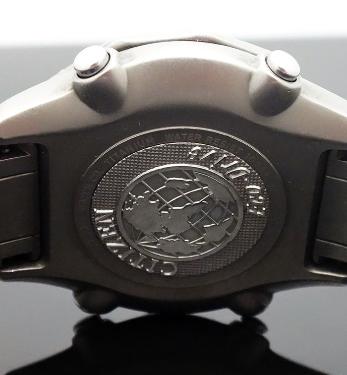 citizen titanium alarm chronograph