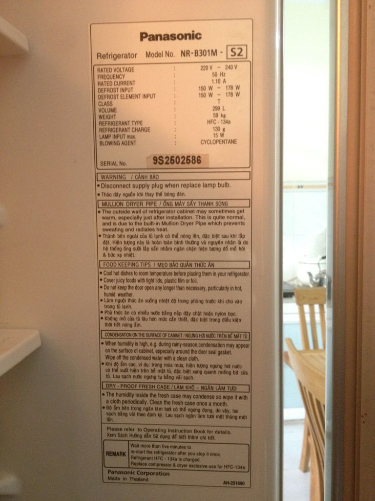Tủ lạnh Panasonic 300 L và tủ đông Sanaky 350 L - 5