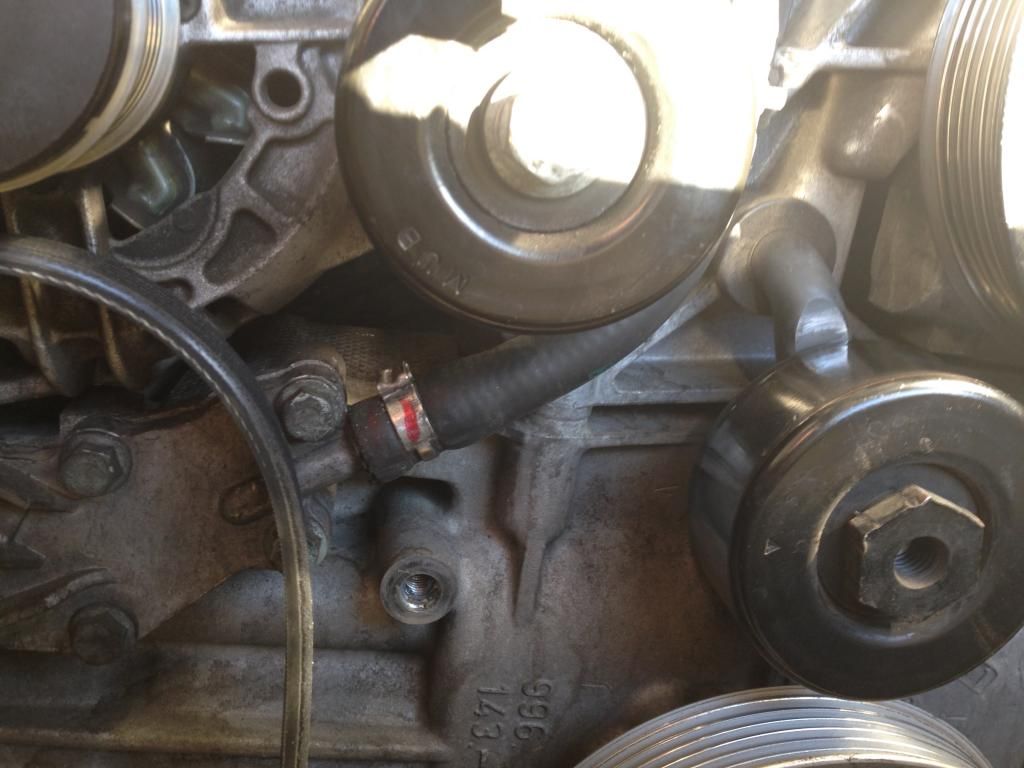 Serpentine Belt rubbing on coolant line 996 Series (Carrera, Carrera 4, Carrera 4S, Targa