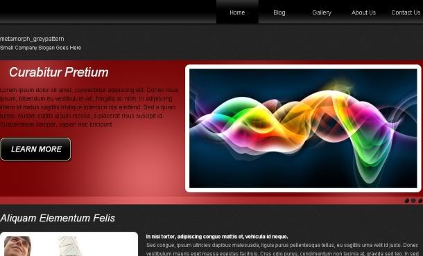 Free CSS Grey Pattern Red Jquery Business Website Template 