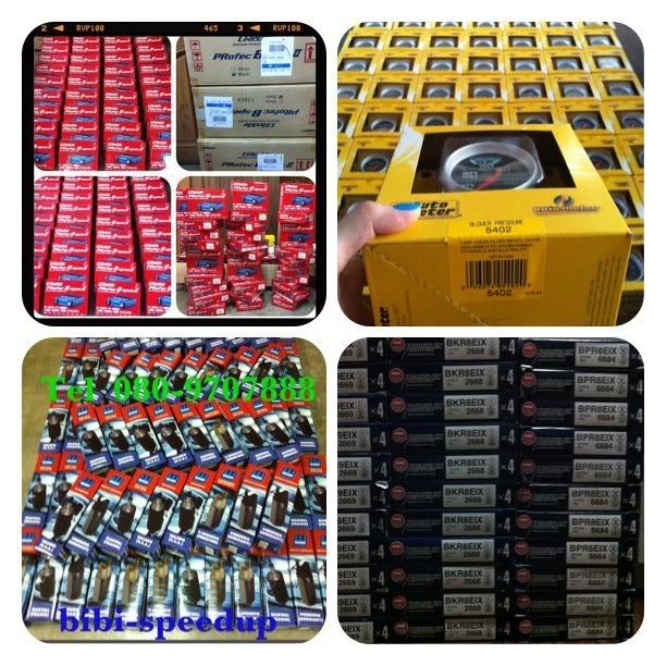 ===  หัวเทียน NGK === ปั๊มติ๊ก WALBRO === ปรับบูส ไฟฟ้า PROFEC B SPEC 2 ===BOSCH 044