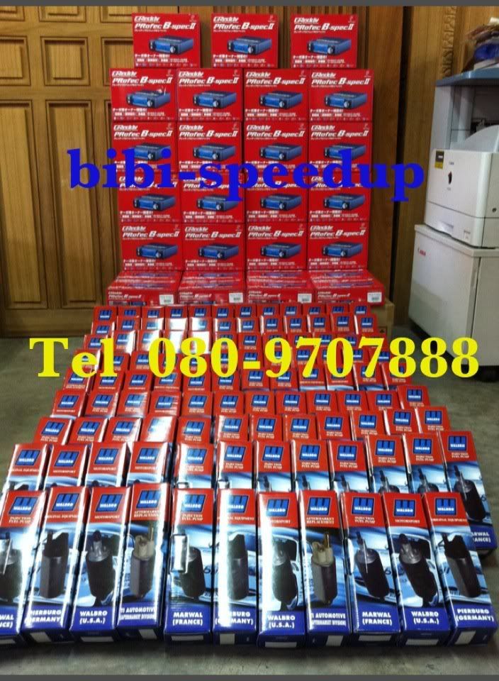 ===  หัวเทียน NGK === ปั๊มติ๊ก WALBRO === ปรับบูส ไฟฟ้า PROFEC B SPEC 2 ===BOSCH 044