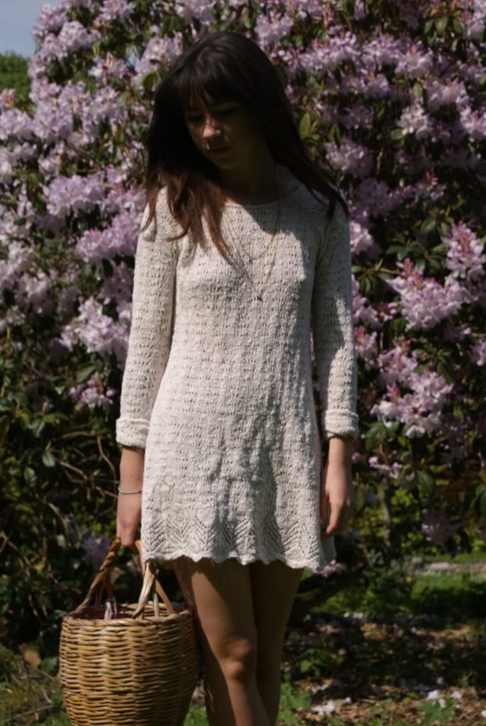 eBay - White Crochet Cotton Dress Resort Beach Cruise Wear L