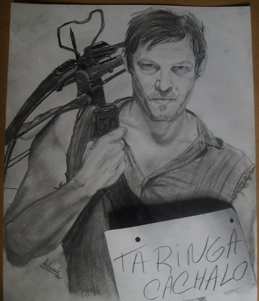 Daryl (the walking dead) retrato Daryl (the walking dead) retrato
