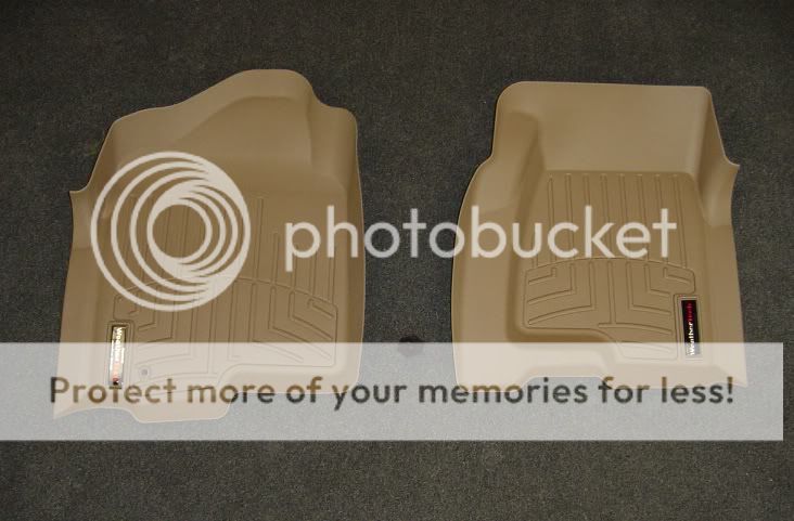 WeatherTech Digital Fit Tan Front Floor Mats Liners 99 06 Chevy 