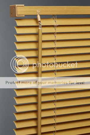 Please note These blinds are made of PVC, and are a woodgrain effect 