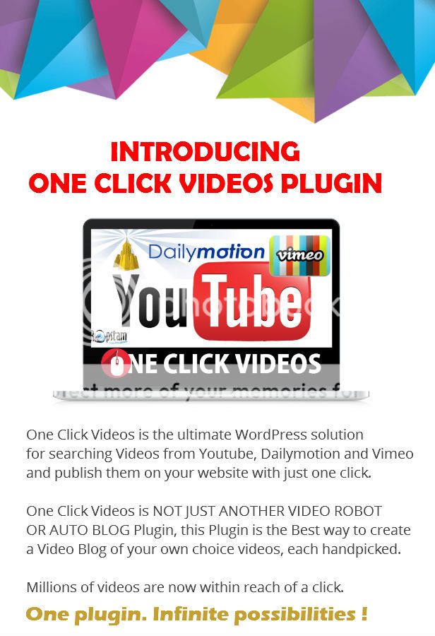 One Click Videos Plugin