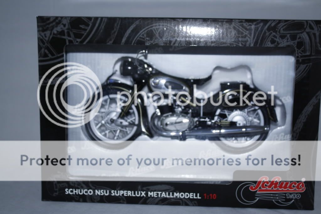 Schuco 1 10 NSU Max Superlux Metallmodell Motorcycle Bike 1954 1956