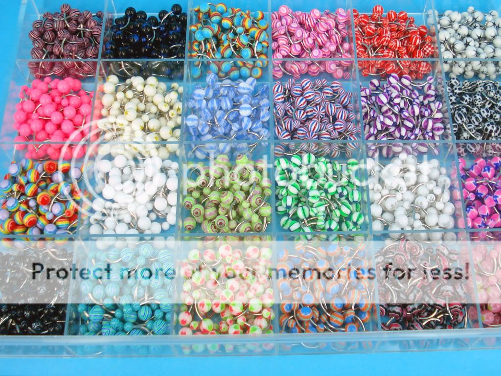 30X Mix Belly Navel Ring Bars Body Jewellery Wholesale  