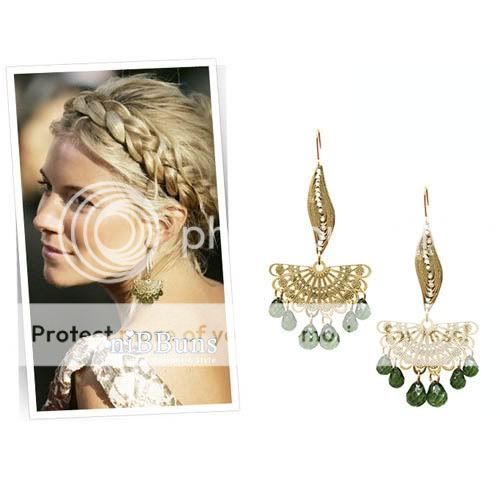 Fashion Gracious Fan Shape Green Dewdrop Earrings Earring er348  