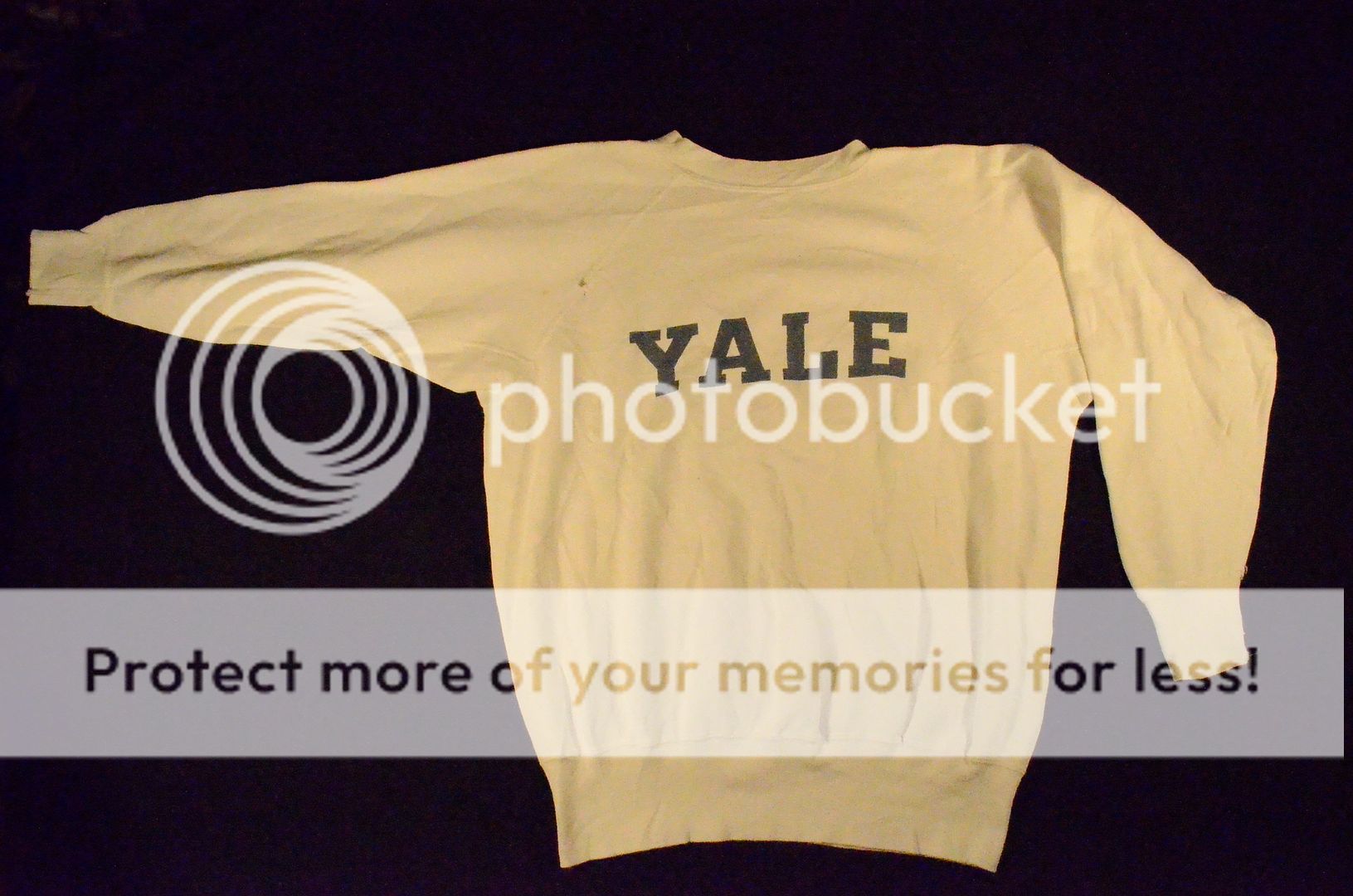   1940s /50s ERA REVERSE WEAVE YALE UNIVERSITY SWEATSHIRT  