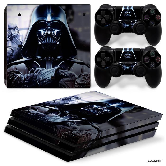 Ps4 Pro Playstation 4 Console Skin Decal Sticker Star Wars Darth Vader Design Ebay