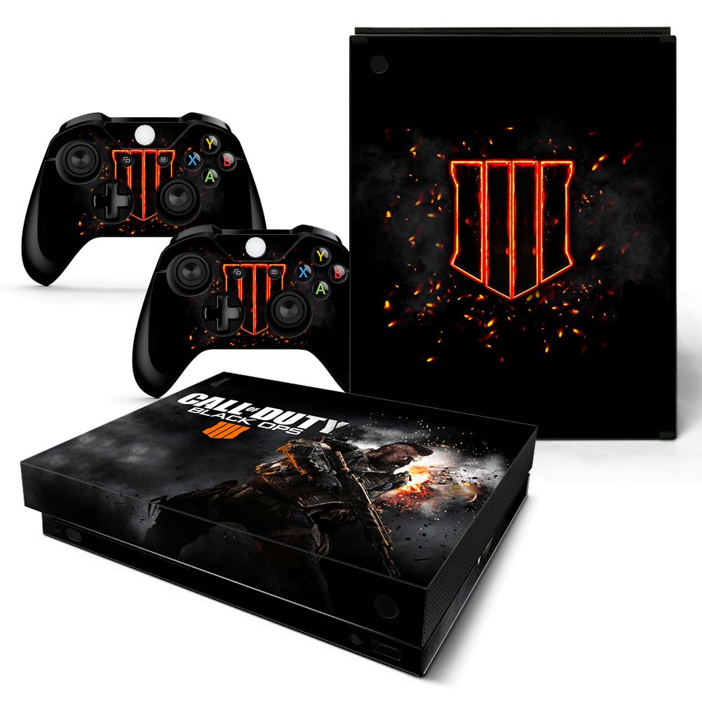 Xbox One X Console Skin Decal Sticker Call Off Duty Bo4 2