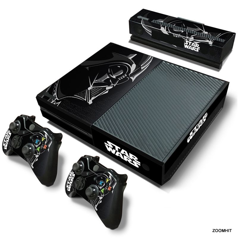 Xbox One Console Skin Decal Sticker Star Wars Darth Vader + 2 ...