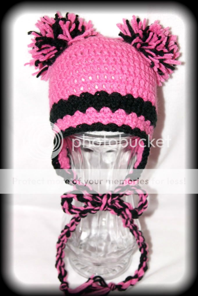 Boutique baby,toddler Girl Crochet Beanie Flower Hat  ( u choose 
